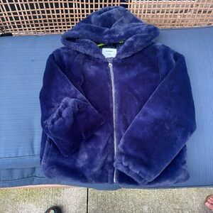 Cat & Jack Plush Purple Kids' Jacket